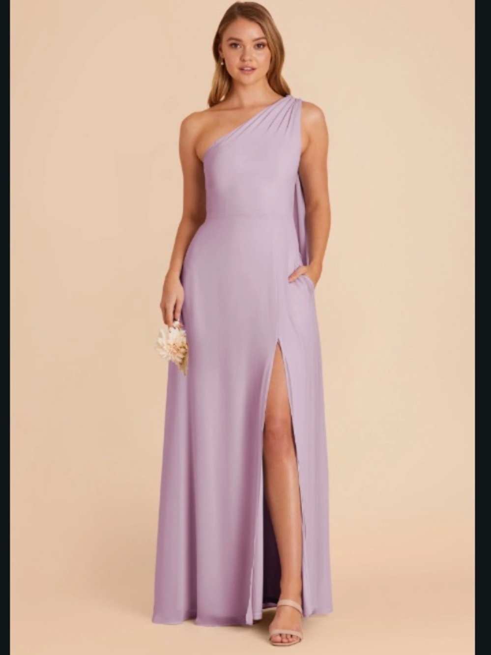 Birdy Grey Melissa Chiffon Dress - Lavender 
M